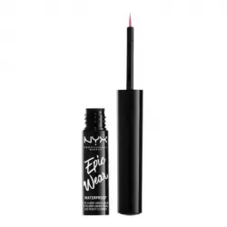 Nyx Professional Makeup - Delineador de ojos líquido metálico waterproof Epic Wear Metallic - Fucshia