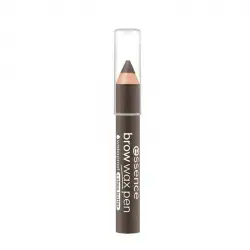 essence - Lápiz de cera para cejas Brow Wax Pen - 04: Dark brown