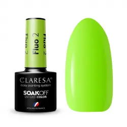 Claresa - Esmalte semipermanente Soak off - 02: Fluo