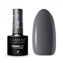 Claresa - Esmalte semipermanente Soak off - 218: Gray