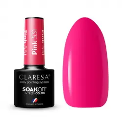 Claresa - Esmalte semipermanente Soak off - 531: Pink