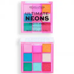 Revolution - *Artist Collection* - Mini paleta de sombras Ultimate Neons - Pretty Pink