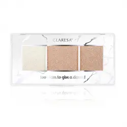 Claresa - Paleta de iluminadores Too glam to give a damn! - 11: Rosy Glow