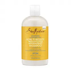 Shea Moisture - Champú para cabello con porosidad baja - Aceites de semilla de uva y árbol de té