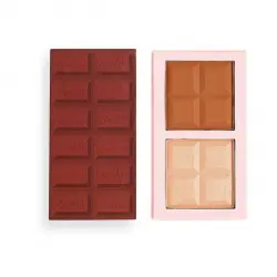 Chocolate Contour Paleta de Iluminador y Contorno