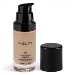 Inglot Maquillaje HD Perfect Coverup Foundation Inglot 75, Medio, 30 ml