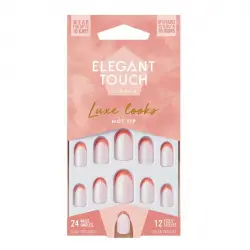 Elegant Touch - Uñas postizas Luxe Looks - Hot Tip