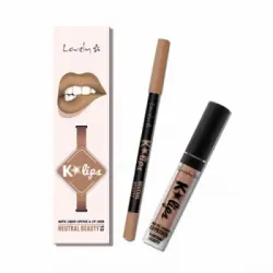 Lovely Lovely Lipgloss Set K Lips 4, Neutral Beauty, 5 gr