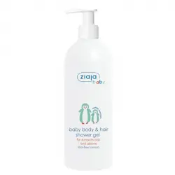 Ziaja - Gel de ducha para cuerpo y cabello para bebé +6 meses