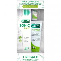 Gum - Pack Higiene Oral Sonic Daily Con Cepillo Sónico