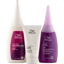 Wella Professionals Creatine+ Creatine+ (C) Cabello teñido y sensible Permanente Well-Lotion 75 ml + fijador 100 ml + tratamiento previo 30 ml 1.0 pieces