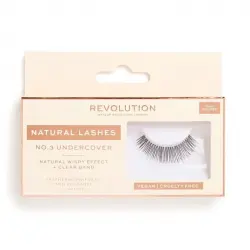 Revolution - Pestañas postizas Natural Lashes - Nº.3 Undercover