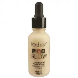 Technic Cosmetics - Base de maquillaje Pro Glow Foundation - Porcelain