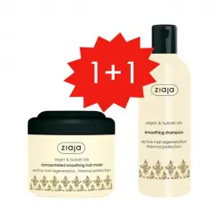 Ziaja - PROMO Set Mascarilla Argán & Tsubaki Oils + Champú Gratis