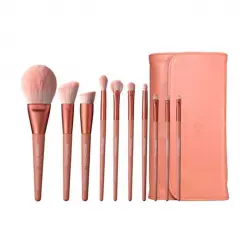 Eigshow - *Morandi Series* - Set 10 brochas de maquillaje Ready To Roll - Coral