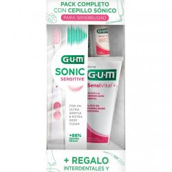 Gum - Pack Higiene Oral Sonic Sensitive Con Cepillo Sónico