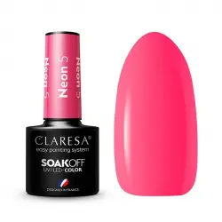 Claresa - Esmalte semipermanente Soak off - 5: Neon