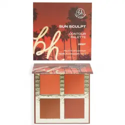 BH Cosmetics - Paleta de rostro Sun Sculpt Contour Palette - Deep