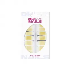 ¡43% DTO! Oh My Nails Stickers Gold Glitter