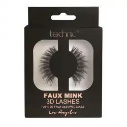 Technic Cosmetics - Pestañas postizas Faux Mink 3D Lashes - Los Angeles