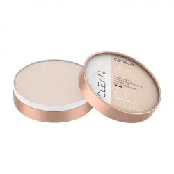 Catrice - *Clean ID* - Polvos compactos matificantes Mineral - 025: Warm Peach