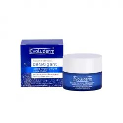 Evoluderm - Mascarilla facial de noche Anti fatiga 50ml - Ácido hialurónico y aceite de aguacate