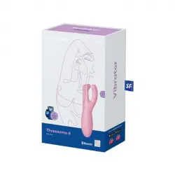 Satisfyer - Vibrador controlado por App Threesome 4 - Rosa