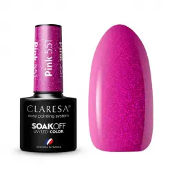 Claresa - Esmalte semipermanente Soak off - 551: Pink