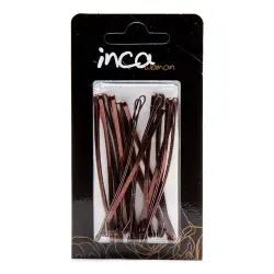 Inca Horquillas 7 Cm Castaño 20 Ud 1 und Horquillas cabello