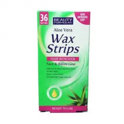 Wax Strips Bandas Depilatorias Rostro y Bikini