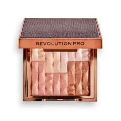 Revolution Pro - *Goddess Glow* - Iluminador y bronceador en polvo Shimmer Brick - Afterglow