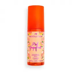 I Heart Revolution - Spray fijador de maquillaje iluminador - Grapefruit