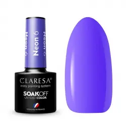 Claresa - Esmalte semipermanente Soak off - 6: Neon