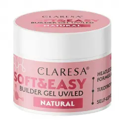 Claresa - Gel constructor Soft & Easy - Natural - 90 g