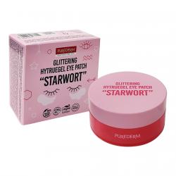 PUREDERM - Parches De Ojos De Hidrogel Starwort Con Glitter