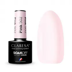 Claresa - Esmalte semipermanente Soak off - 502: Pink