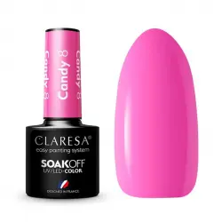 Claresa - Esmalte semipermanente Soak off - 8: Candy