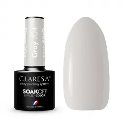 Claresa - Esmalte semipermanente Soak off - 204: Gray