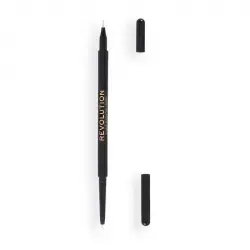 Revolution - Delineador de ojos Felt & Kohl Precision Dual Liner - White