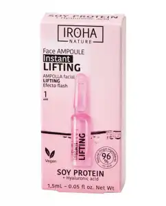 Iroha Nature - Ampolla Flash Lifting Proteína De Soja Y Ácido Hialurónico