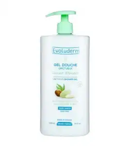 Evoluderm - Gel de ducha suave - Douceur d'Amande - 1000ml