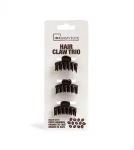 IDC Institute - Set de 3 pinzas de café Hair Claw Trio