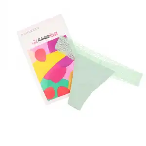 Kiwitas Tanga Encaje braguitas menstruales verde #S