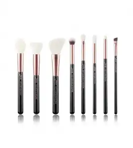 Jessup Beauty - Set de brochas 8 piezas - T158: Black/Rose Gold