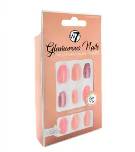 W7 - Uñas postizas Glamorous Nails - Cupcake Icing