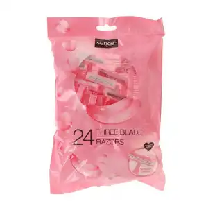 24 Three Blade Razors