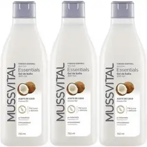 Mussvital Mussvital Pack 3 Geles Coco, 750 ml