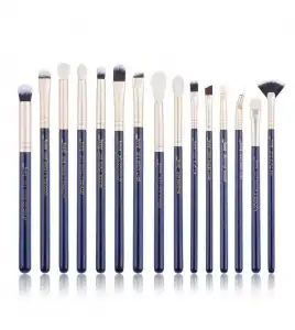 Jessup Beauty - Set de pinceles 15 piezas - T477: Prussian Blue / Golden Sands