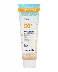 Sensilis - Gel Crema Protector Solar SPF50+ Hidratante Y Refrescante 250 Ml