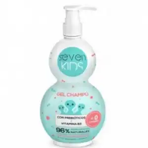 The Seven Kids Gel Champú Infantil con Prebióticos y Vitamina B3, 400 ml